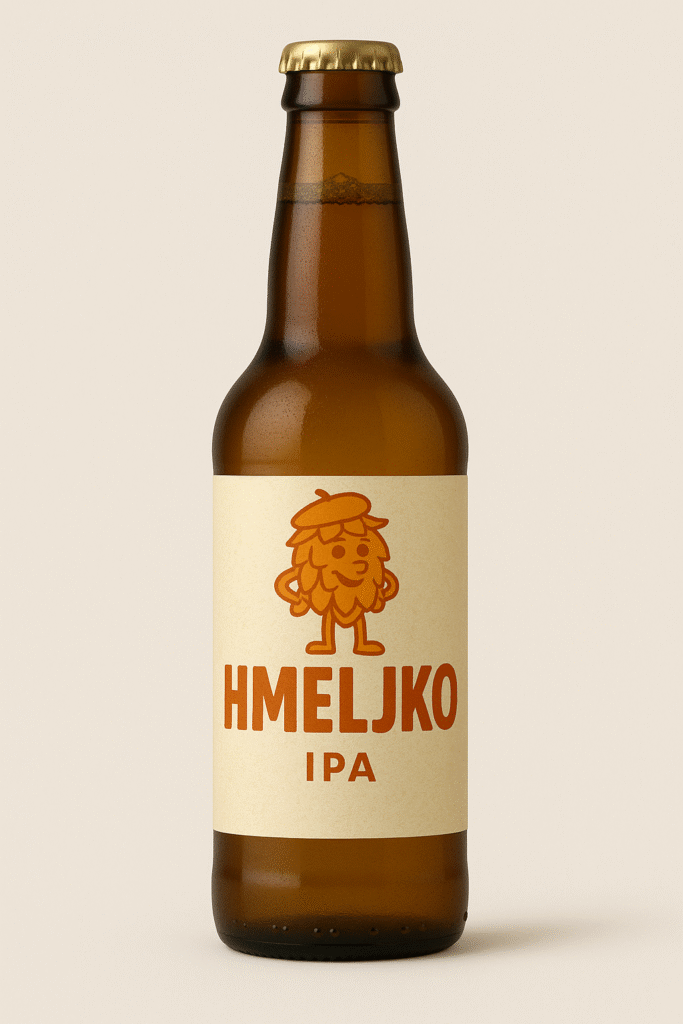 Samolepljive etikete za pivo cider kvas na rolni